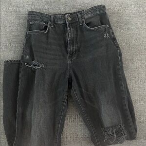 BDG Black High-Rise Flare Jeans